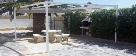 Grillplatz mit Pergola