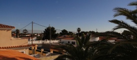 Terrasse Blick Richung Meer/Strand